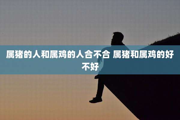 属猪的人和属鸡的人合不合 属猪和属鸡的好不好