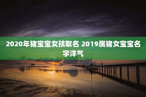 2020年猪宝宝女孩取名 2019属猪女宝宝名字洋气