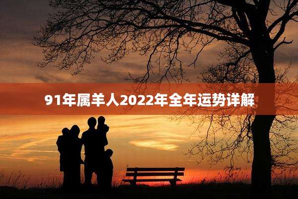 91年属羊人2022年全年运势详解