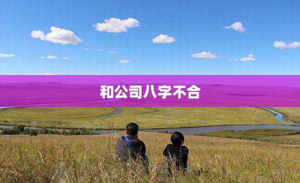 和公司八字不合