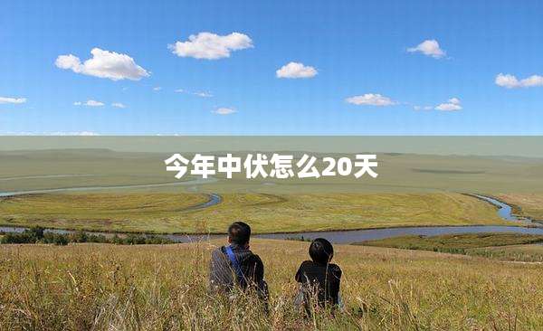 今年中伏怎么20天