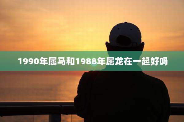 1990年属马和1988年属龙在一起好吗