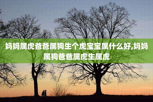 妈妈属虎爸爸属狗生个虎宝宝属什么好,妈妈属狗爸爸属虎生属虎