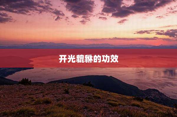 开光貔貅的功效