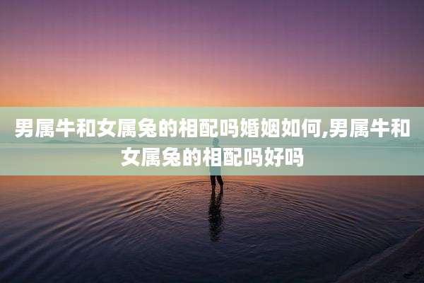 男属牛和女属兔的相配吗婚姻如何,男属牛和女属兔的相配吗好吗
