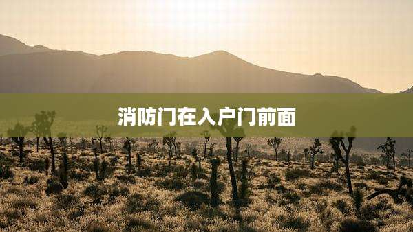 消防门在入户门前面