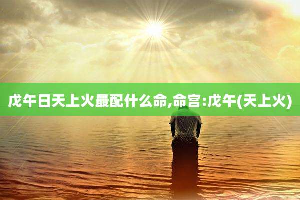 戊午日天上火最配什么命,命宫:戊午(天上火)