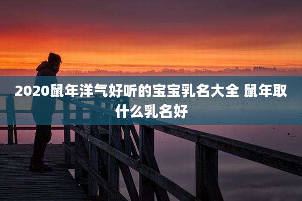 2020鼠年洋气好听的宝宝乳名大全 鼠年取什么乳名好