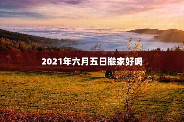 2021年六月五日搬家好吗