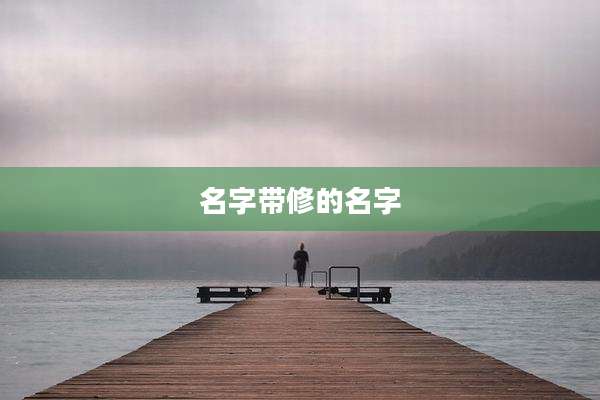名字带修的名字