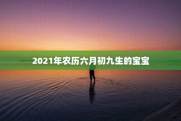 2021年农历六月初九生的宝宝