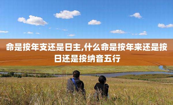 命是按年支还是日主,什么命是按年来还是按日还是按纳音五行