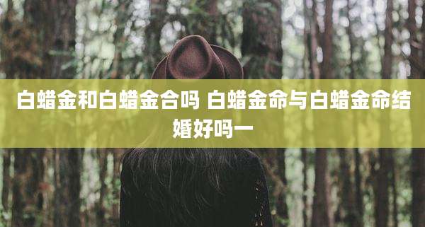 白蜡金和白蜡金合吗 白蜡金命与白蜡金命结婚好吗一