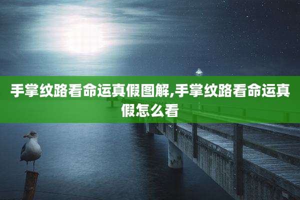 手掌纹路看命运真假图解,手掌纹路看命运真假怎么看