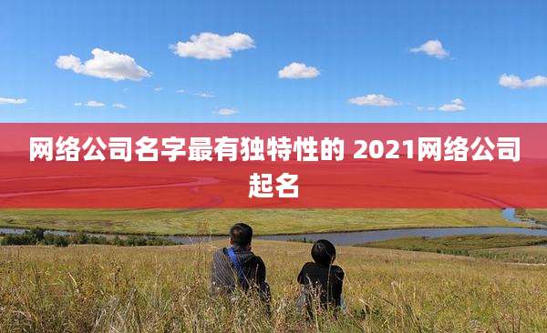网络公司名字最有独特性的 2021网络公司起名