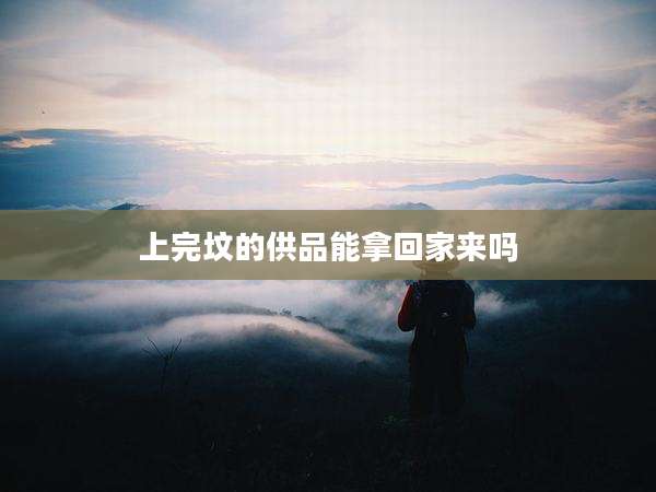 上完坟的供品能拿回家来吗