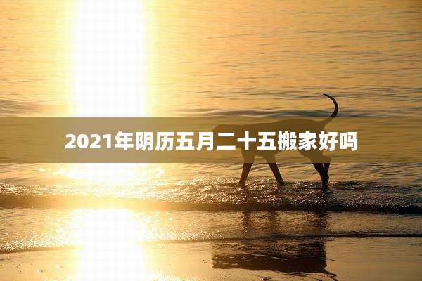 2021年阴历五月二十五搬家好吗