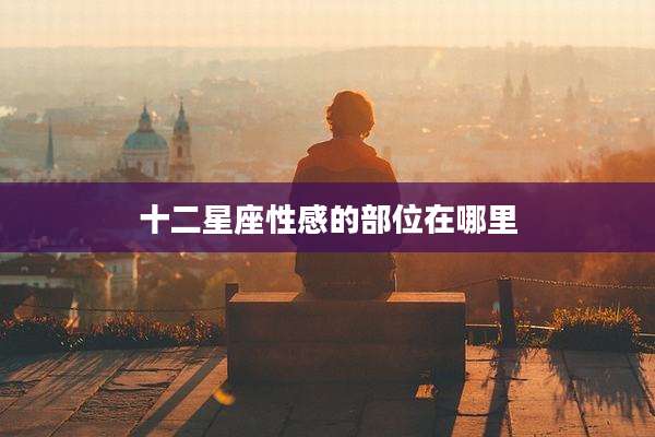 十二星座性感的部位在哪里