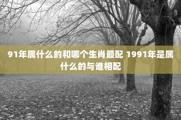 91年属什么的和哪个生肖最配 1991年是属什么的与谁相配