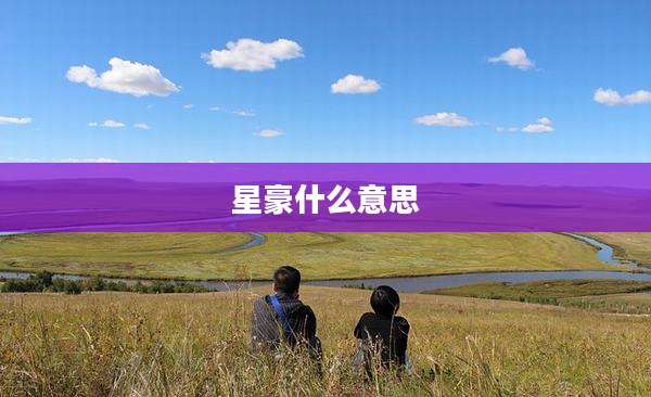 星豪什么意思