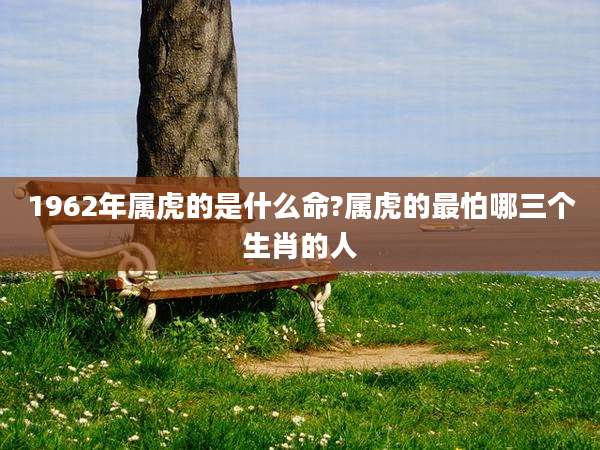 1962年属虎的是什么命?属虎的最怕哪三个生肖的人