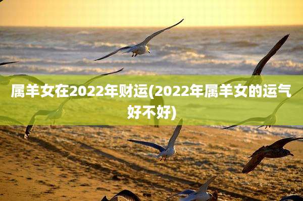 属羊女在2022年财运(2022年属羊女的运气好不好)