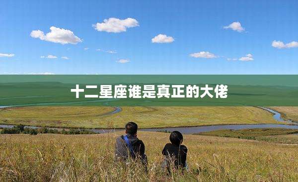 十二星座谁是真正的大佬