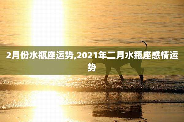 2月份水瓶座运势,2021年二月水瓶座感情运势