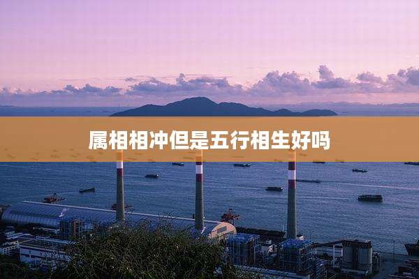 属相相冲但是五行相生好吗