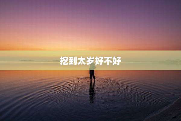 挖到太岁好不好