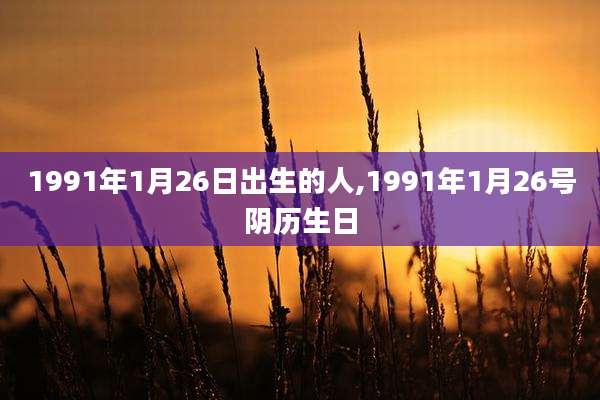 1991年1月26日出生的人,1991年1月26号阴历生日