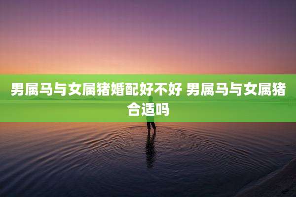 男属马与女属猪婚配好不好 男属马与女属猪合适吗