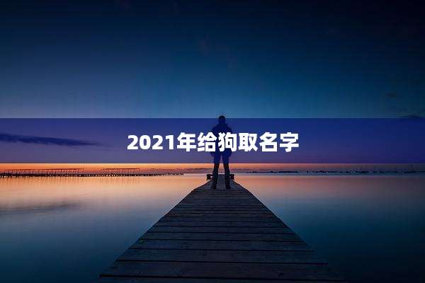 2021年给狗取名字