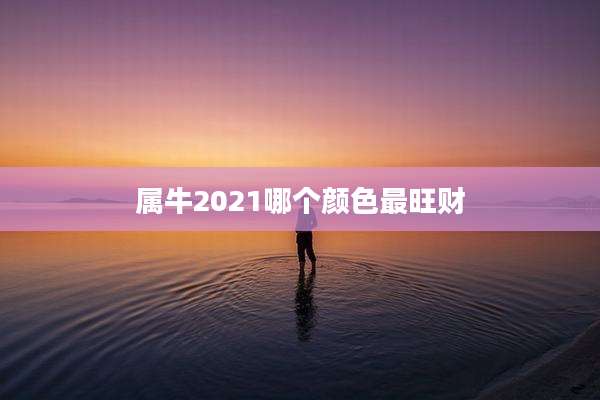 属牛2021哪个颜色最旺财