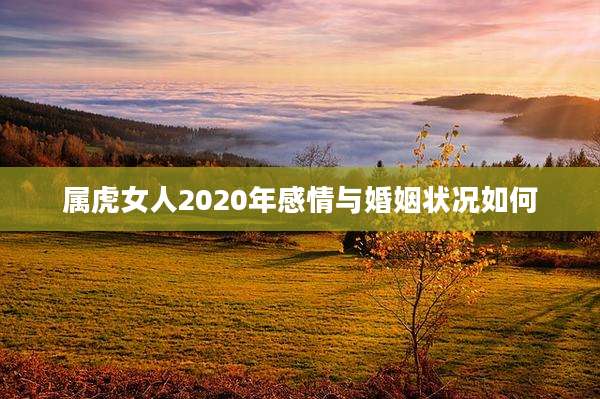 属虎女人2020年感情与婚姻状况如何