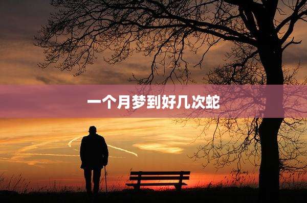 一个月梦到好几次蛇
