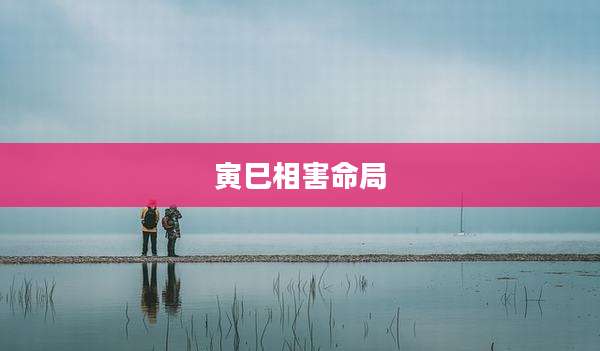 寅巳相害命局