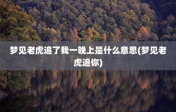 梦见老虎追了我一晚上是什么意思(梦见老虎追你)