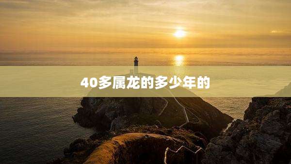 40多属龙的多少年的