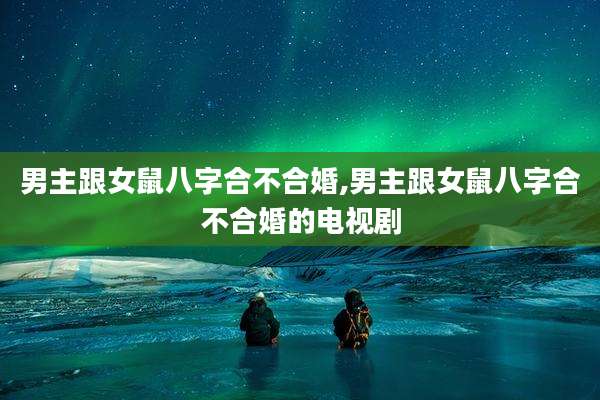 男主跟女鼠八字合不合婚,男主跟女鼠八字合不合婚的电视剧
