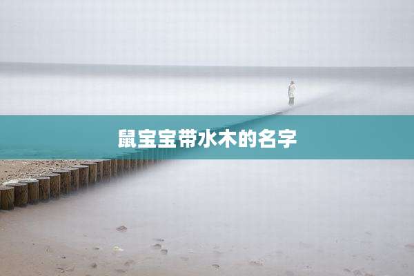 鼠宝宝带水木的名字