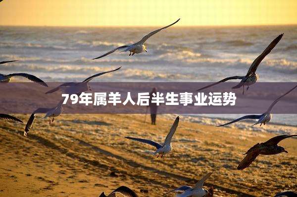 79年属羊人后半生事业运势