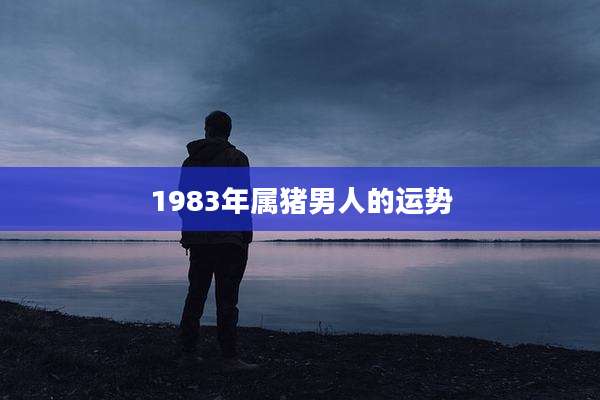 1983年属猪男人的运势