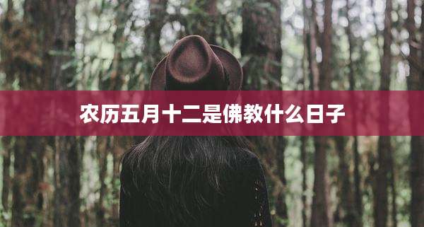 农历五月十二是佛教什么日子