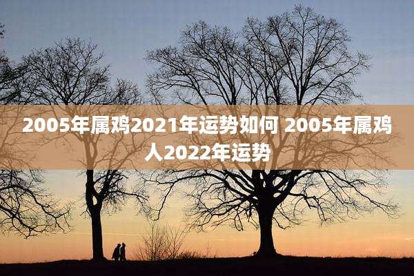 2005年属鸡2021年运势如何 2005年属鸡人2022年运势