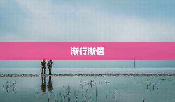 渐行渐悟