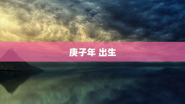 庚子年 出生