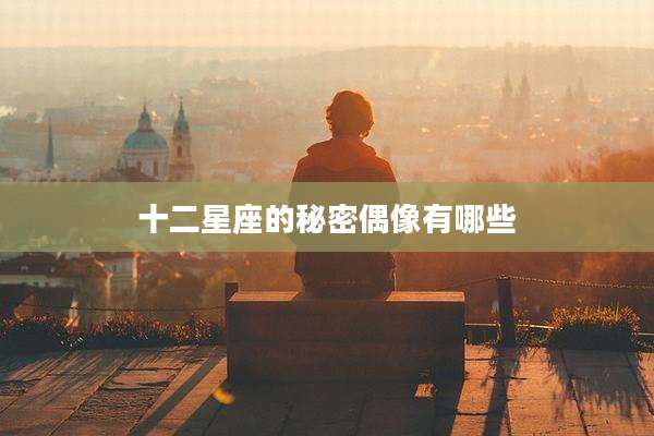 十二星座的秘密偶像有哪些