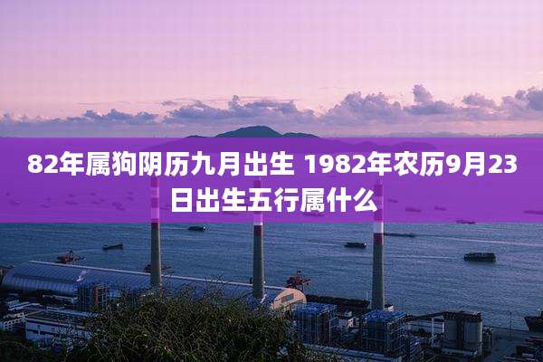 82年属狗阴历九月出生 1982年农历9月23日出生五行属什么