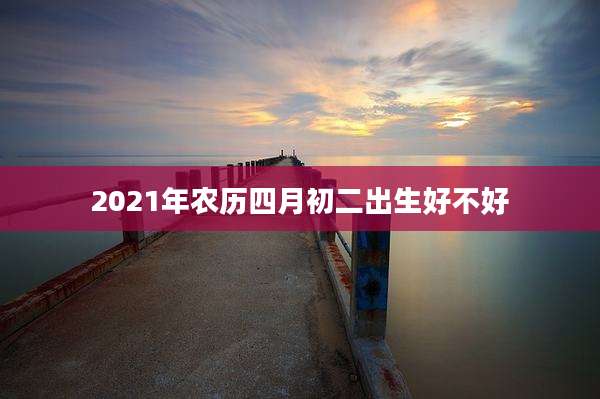 2021年农历四月初二出生好不好